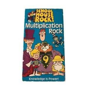Schoolhouse Rock Multiplication Rock VHS 1995 ABC Video Educational Musical